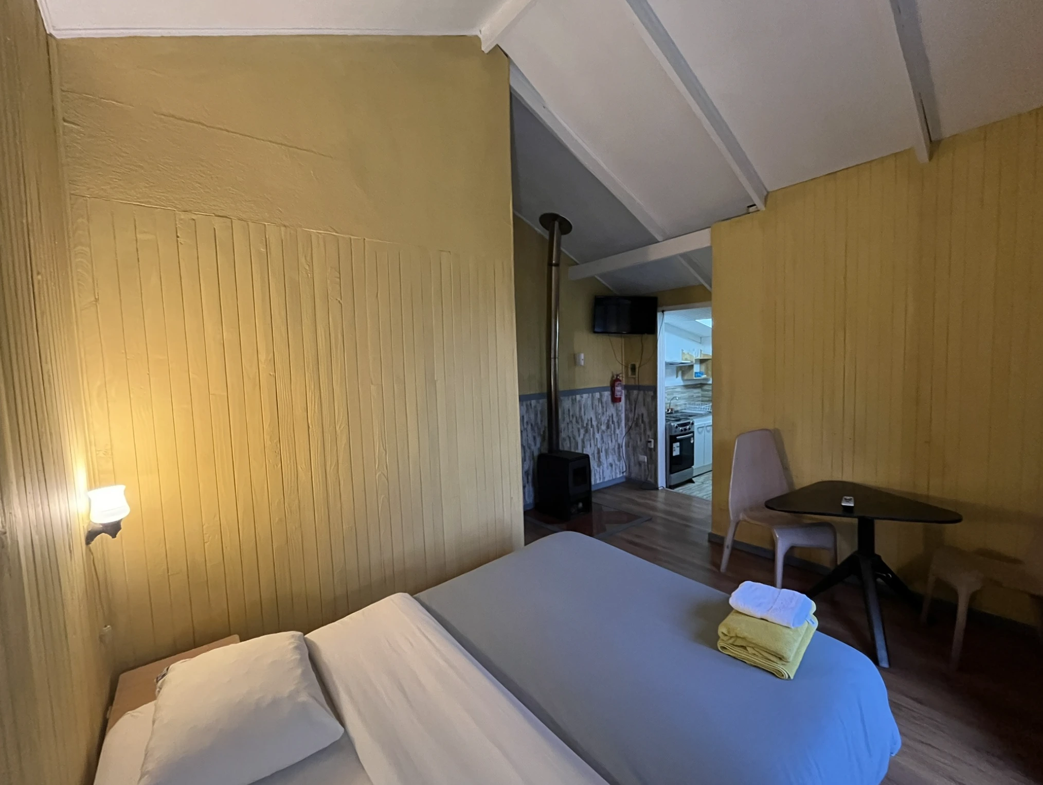 Cabaña Tepa — cocina y detalles